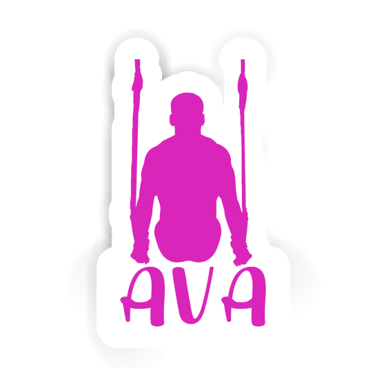 Gymnaste aux anneaux Autocollant Ava Gift package Image
