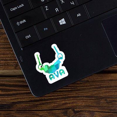 Autocollant Ava Gymnaste aux anneaux Laptop Image