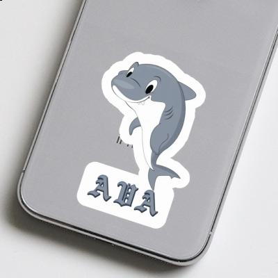 Ava Sticker Shark Notebook Image