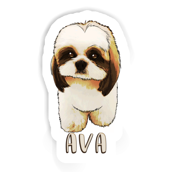 Ava Sticker Shih Tzu Image