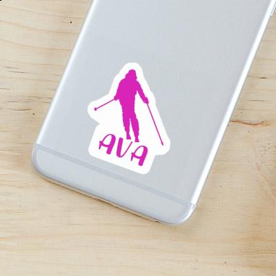 Aufkleber Skifahrerin Ava Aufkleber Skifahrerin Ava Image
