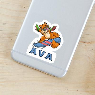 Autocollant Snowboardeuse Ava Gift package Image