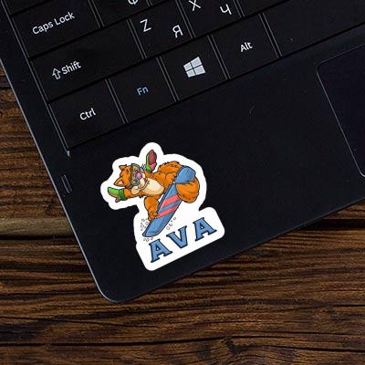 Ava Sticker Snowboarderin Notebook Ava Sticker Snowboarderin Notebook Image