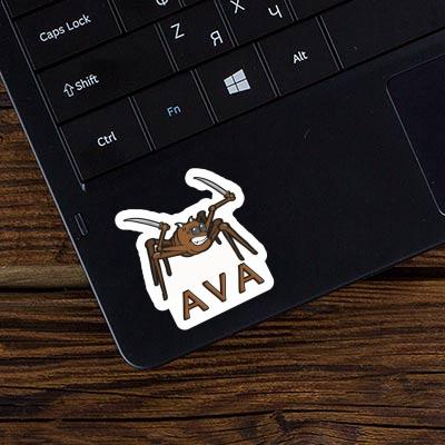 Kampfspinne Sticker Ava Laptop Image