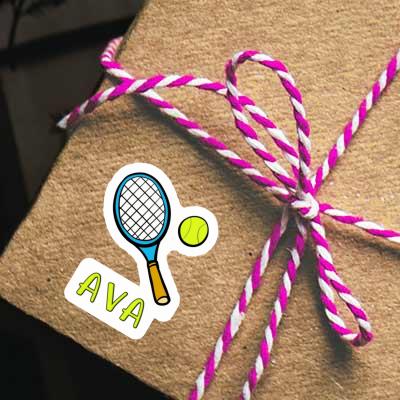 Ava Autocollant Raquette de tennis Notebook Ava Autocollant Raquette de tennis Notebook Image