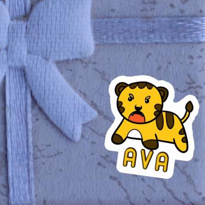 Ava Autocollant Tigre Notebook Ava Autocollant Tigre Notebook Image