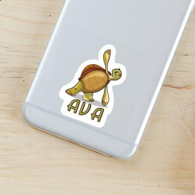 Sticker Ava Yoga-Schildkröte Gift package Image