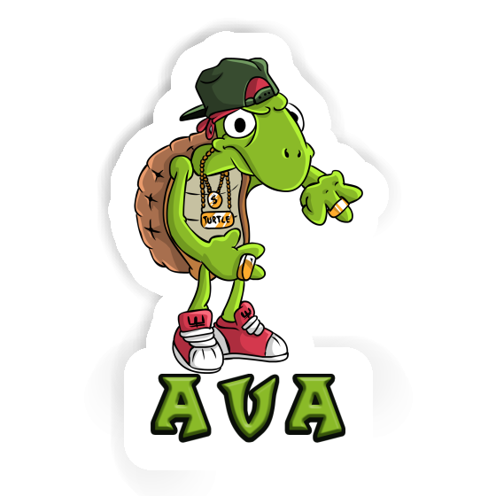 Sticker Ava Hip Hop Turtle Image