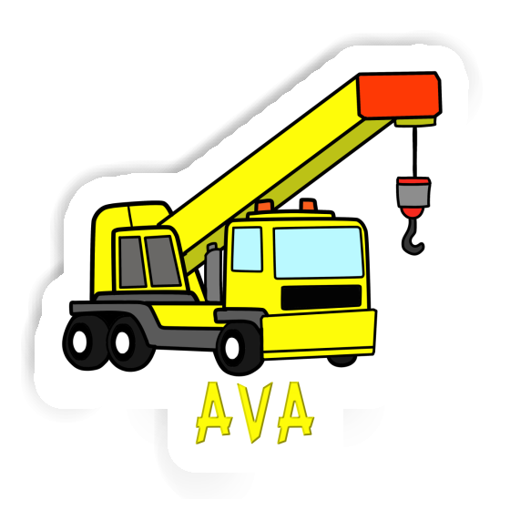 Ava Sticker Kran Laptop Image