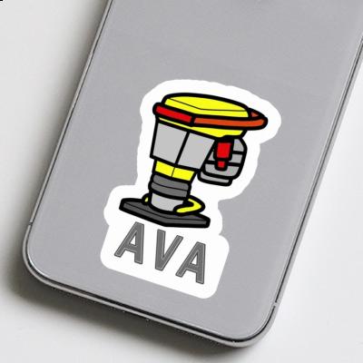 Aufkleber Vibrationsstampfer Ava Laptop Image