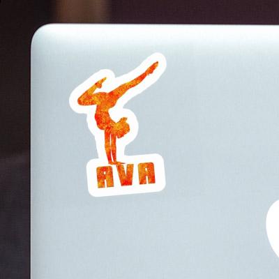 Ava Sticker Yoga Woman Notebook Ava Sticker Yoga Woman Gift package Image