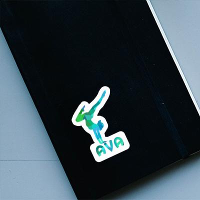 Sticker Yoga Woman Ava Gift package Image