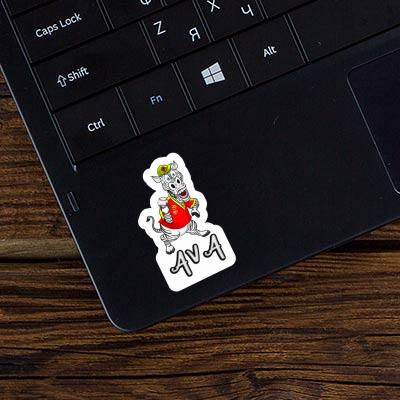 Sticker Baseballer Ava Notebook Sticker Baseballer Ava Notebook Image