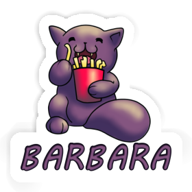 Autocollant Barbara Chat Image