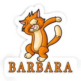 Autocollant Barbara Chat Image