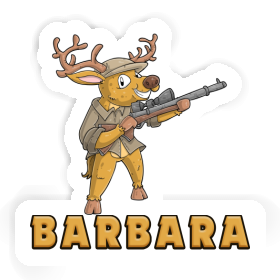 Sticker Barbara Deer Image