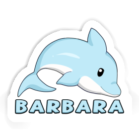 Dolphin Sticker Barbara Image