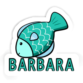 Fish Sticker Barbara Image