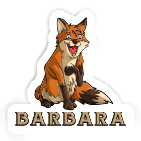 Sticker Barbara Fox Image