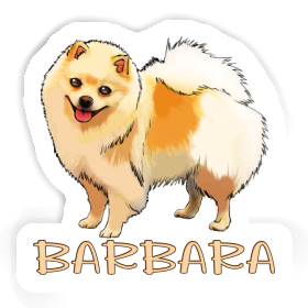 German Spitz Sticker Barbara Image