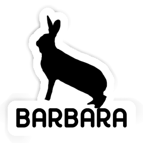 Barbara Aufkleber Hase Image