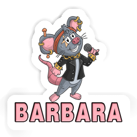 Sticker Barbara Singer Image