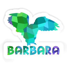 Barbara Sticker Owl Image