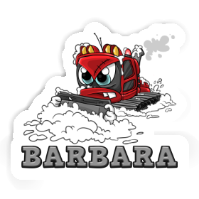 Snowcat Sticker Barbara Image