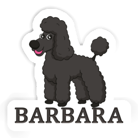 Barbara Sticker Poodle Image