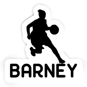 Sticker Basketball Player Barney Image