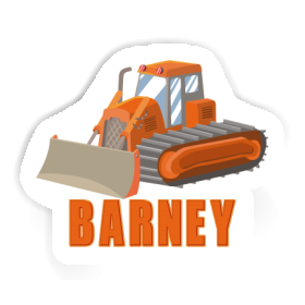 Sticker Barney Excavator Image