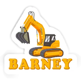 Barney Sticker Excavator Image