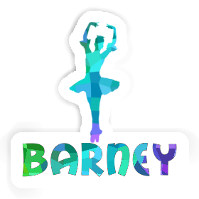 Sticker Barney Ballerina Image