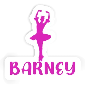 Sticker Ballerina Barney Image