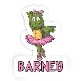 Sticker Ballerina Barney Image