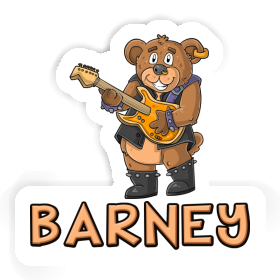 Rocker Sticker Barney Image