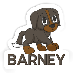 Bernese Dog Sticker Barney Image