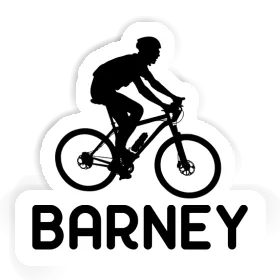 Biker Sticker Barney Image