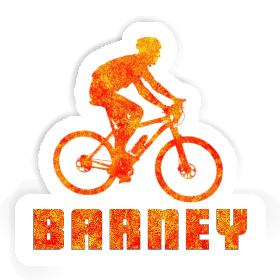 Biker Sticker Barney Image