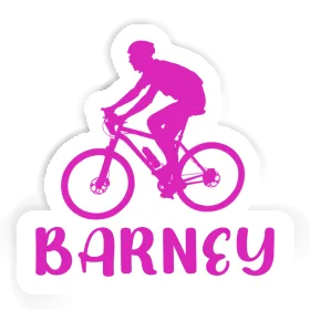 Biker Sticker Barney Image