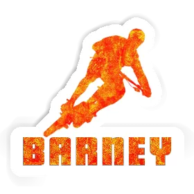 Sticker Barney Biker Image