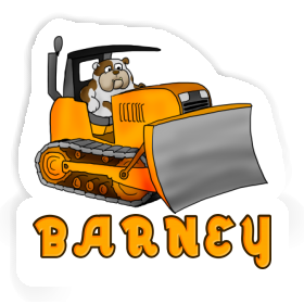 Sticker Bulldozer Barney Image