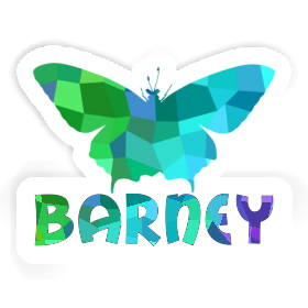 Butterfly Sticker Barney Image