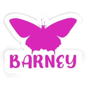 Butterfly Sticker Barney Image