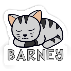 Barney Sticker Cat Image