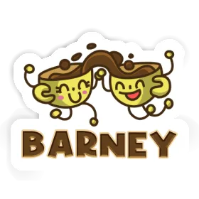 Sticker Coffee Barney Image