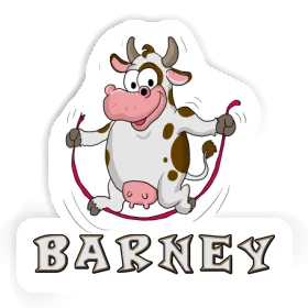 Barney Sticker Skipping Ropes Cow Image