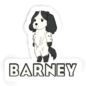 Spaniel Sticker Barney Image