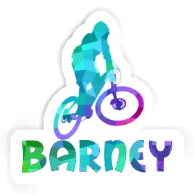 Barney Sticker Downhiller Image