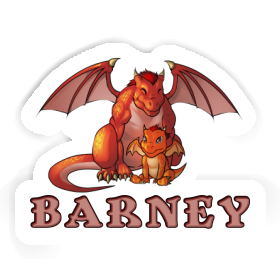 Sticker Dragon Barney Image